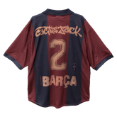 Barcelona Home Soccer Jersey Retro 2000/01